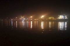 Swinemünde Hafen bei Nacht